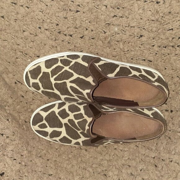COLE HAAN-Grand.Os-Jennica Shimmer Giraffe Print-Loafers-Sz 7.5B-Excellent - Picture 6 of 7